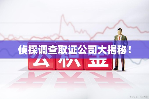 三明侦探调查取证公司大揭秘！