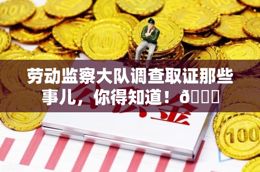 三明劳动监察大队调查取证那些事儿，你得知道！😎